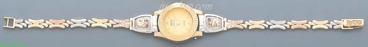 14K Gold 3Color Watch - Click Image to Close