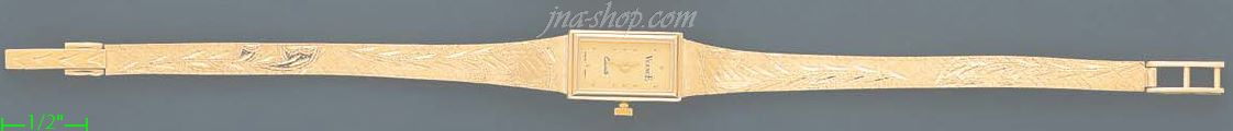 14K Gold Italian Fancy Watch - Click Image to Close