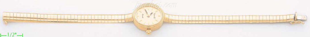 14K Gold Italian Fancy Watch - Click Image to Close