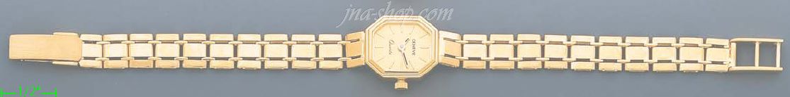 14K Gold Italian Fancy Watch - Click Image to Close