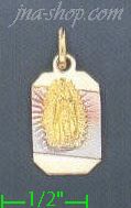 14K Gold Assorted Charm Pendant - Click Image to Close