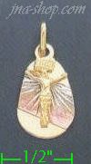 14K Gold Assorted Charm Pendant - Click Image to Close