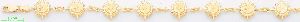 14K Gold Italian Charm Bracelet