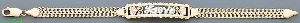 14K Gold Chino/Curly Link ID Bracelet