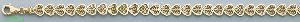 14K Gold Light Dia-Cut Bracelet
