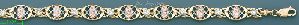 14K Gold 3Color Fancy Bracelet