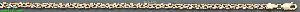 14K Gold Singapore Braided Bead Chain 24"