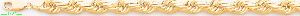 14K Gold Solid Rope DC Chain 22" 10mm