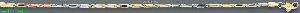 14K Gold Baguette Link Chain 16" 2.5mm
