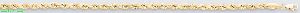 14K Gold Super Light Hollow Rope Chain 18" 4mm