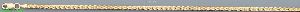 14K Gold Fox Tail Charm Necklace Yellow Chain 24" 2.4mm