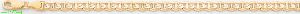 14K Gold Mariner Concave Chain 22" 5.9mm