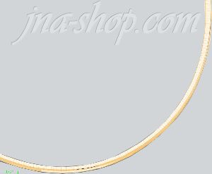 14K Gold Omega Necklace Chain 18" 5mm