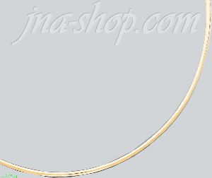 14K Gold Omega Necklace Chain 16" 4mm