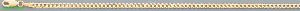 14K Gold Cuban Concave Chain 18" 3.2mm