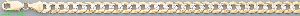 14K Gold Cuban White Pave Chain 24" 7.1mm
