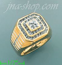 14K Gold 0.5ct Men's Diamond Ring