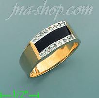 14K Gold 0.2ct Men's Diamond Ring