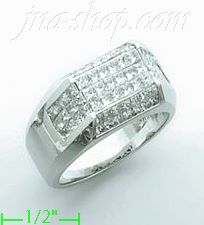 14K Gold 3ct Men's Diamond Ring