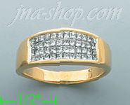 14K Gold 1ct Diamond Wedding Set Ring