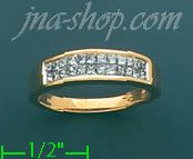 14K Gold 0.6ct Diamond Wedding Set Ring