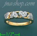 14K Gold 0.3ct Diamond Ring