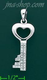 14K Gold 0.6ct Diamond Charm Pendant