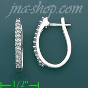 14K Gold 0.35ct Diamond Hoop Earrings