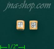 14K Gold 0.15ct Diamond Earrings