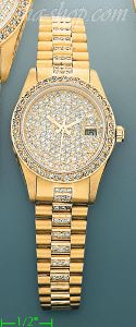 18K Gold 2.15ct Diamond Watch