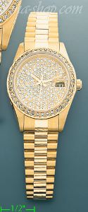 18K Gold 1.72ct Diamond Watch