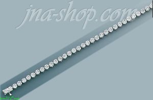 14K Gold 3ct Diamond Bracelet