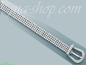 14K Gold 5ct Diamond Bracelet