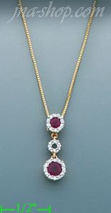 14K Gold 0.31ct Diamond Necklace