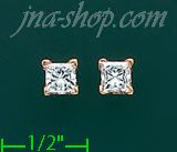14K Gold 2ct Diamond Stud Earrings