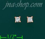 14K Gold 0.5ct Diamond Stud Earrings