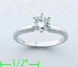 14K Gold 0.5ct Diamond Solitaire Ring