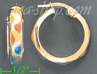 14K Gold Italian Fancy Earrings