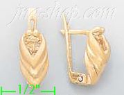 14K Gold Mini Hoop & Hinged Earrings