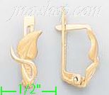 14K Gold Mini Hoop & Hinged Earrings