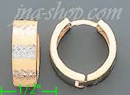 14K Gold Mini Hoop & Hinged Earrings