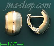 14K Gold Mini Hoop & Hinged Earrings