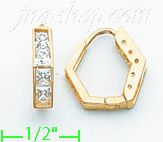 14K Gold Huggies Earrings