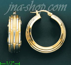 14K Gold Italian Fancy Earrings