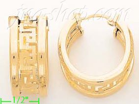 14K Gold Italian Fancy Earrings