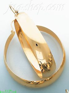 14K Gold Dia-Cut Earrings