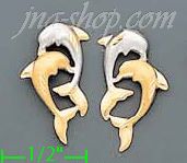 14K Gold Filigree Dia-Cut Earrings