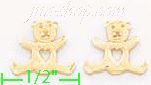 14K Gold Light Mini Earrings