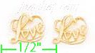14K Gold Light Mini Earrings