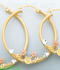 14K Gold Assorted Earrings